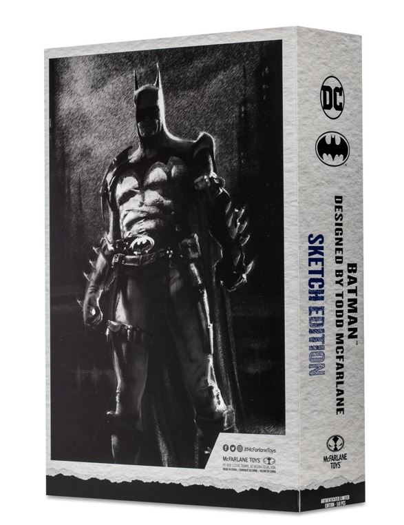 DC Multiverse Batman Sketch Edition Gold Label 7" Action Figure EE Exclusive