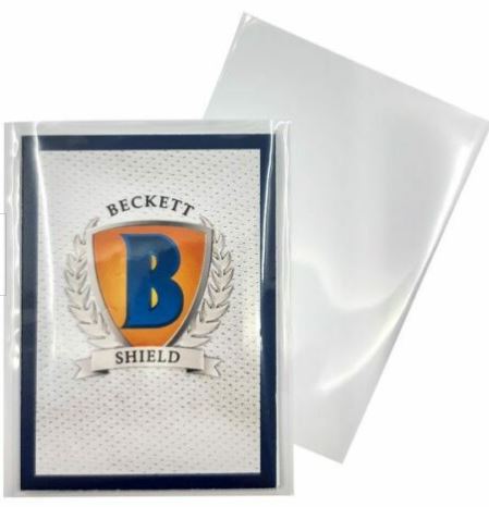 Beckett Shield Thick Card Sleeves Fits Up To 130pt Cards (100 Count Pack)
