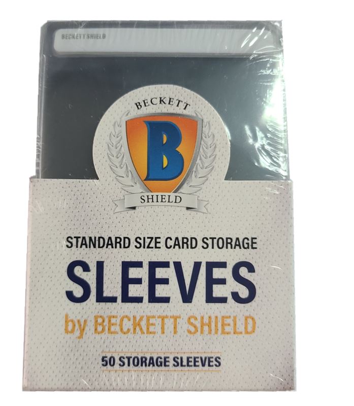 Beckett Shield Storage Sleeves Standard Size (Semi Rigid)