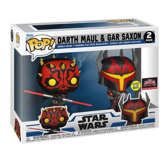 Funko POP! Star Wars: Darth Maul & Gar Saxon - 2pk (Target Exclusive)