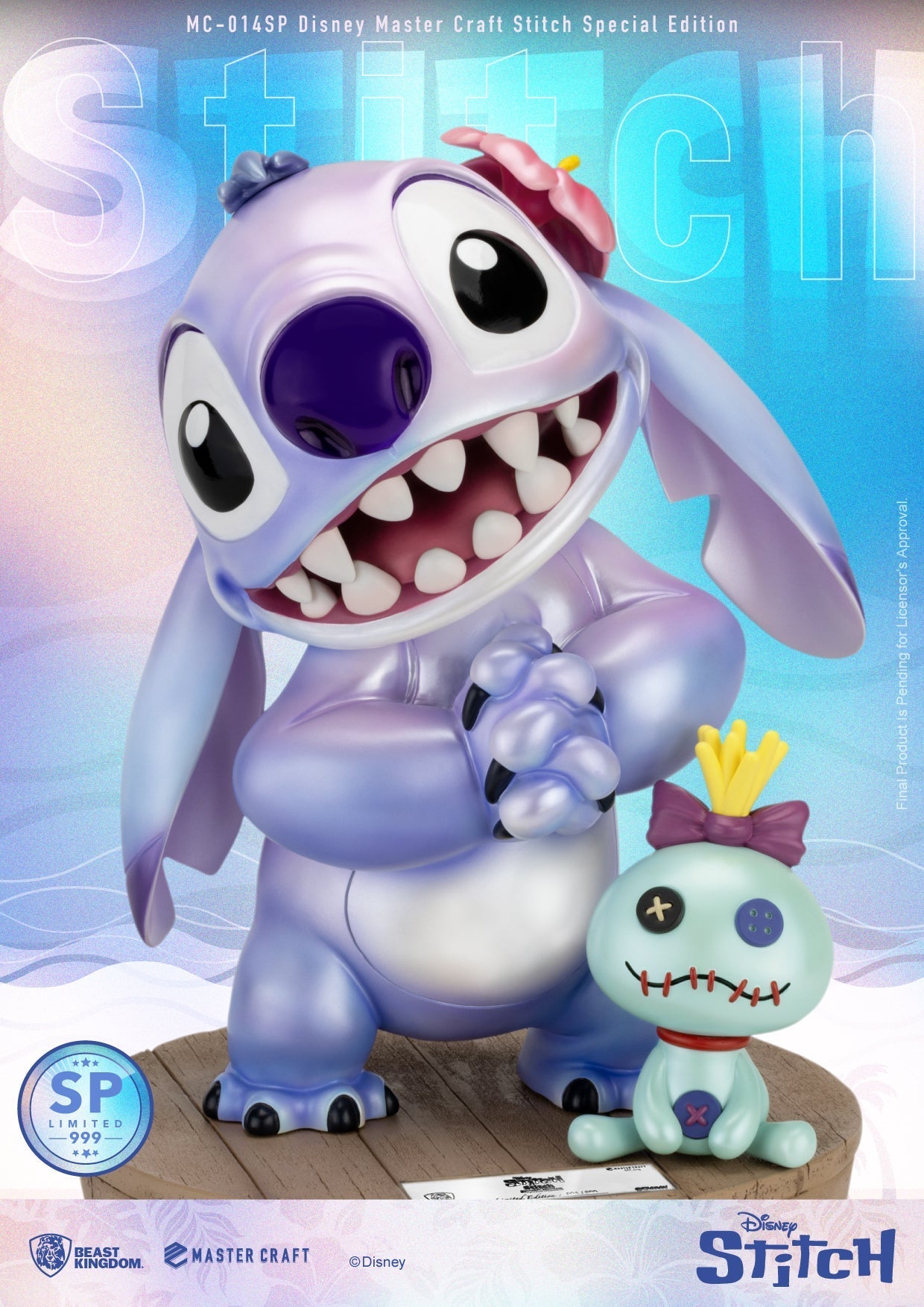 Beast Kingdom Master Craft Disney Stitch with Scrump Limited Edition Figure