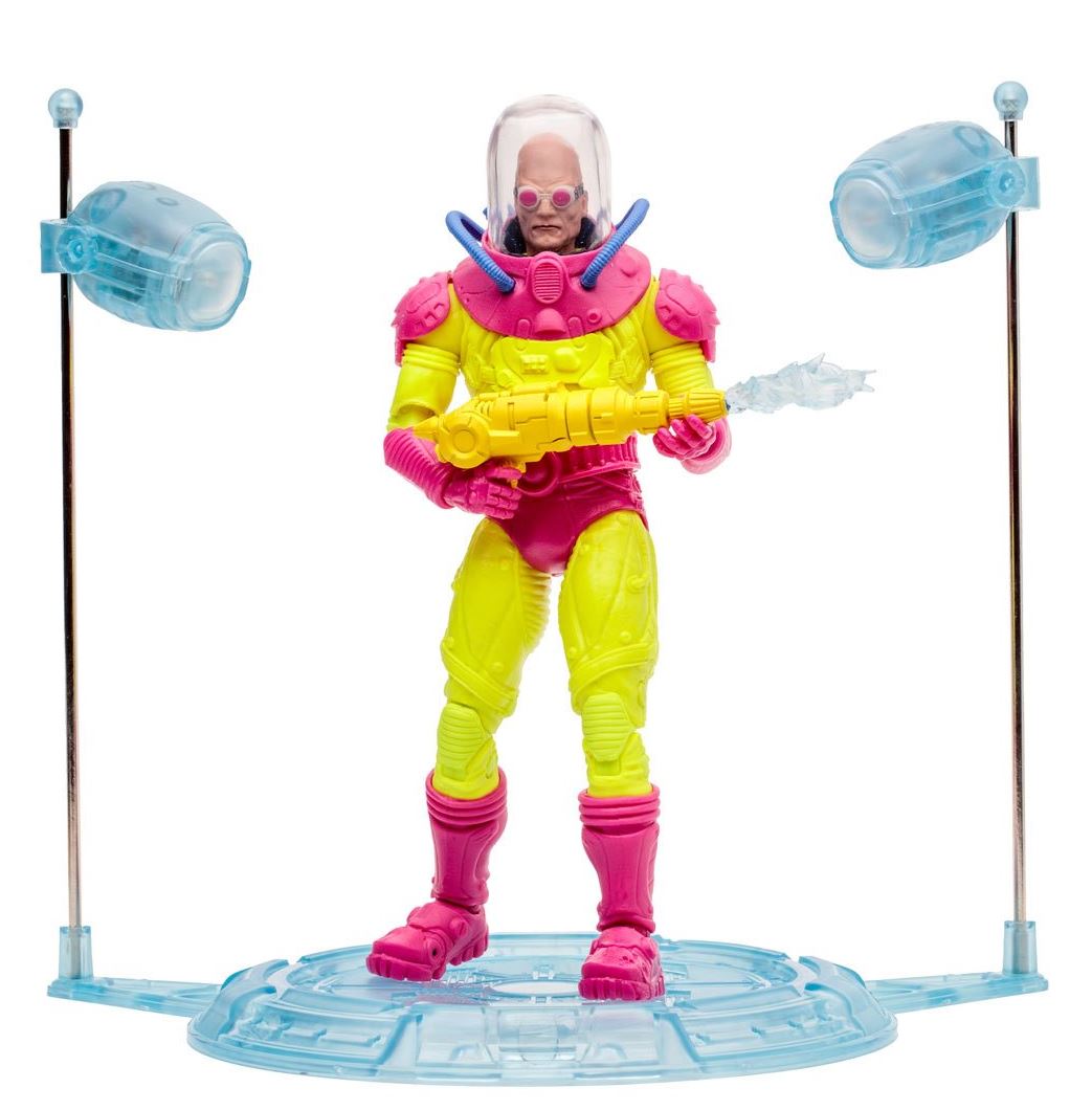 DC Multiverse Mr. Freeze Black Light Gold Label 7" Action Figure EE Exclusive