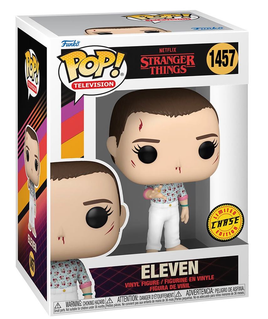 Funko POP! Television-Stranger Things-Eleven # 1457 Common & Chase Bundle