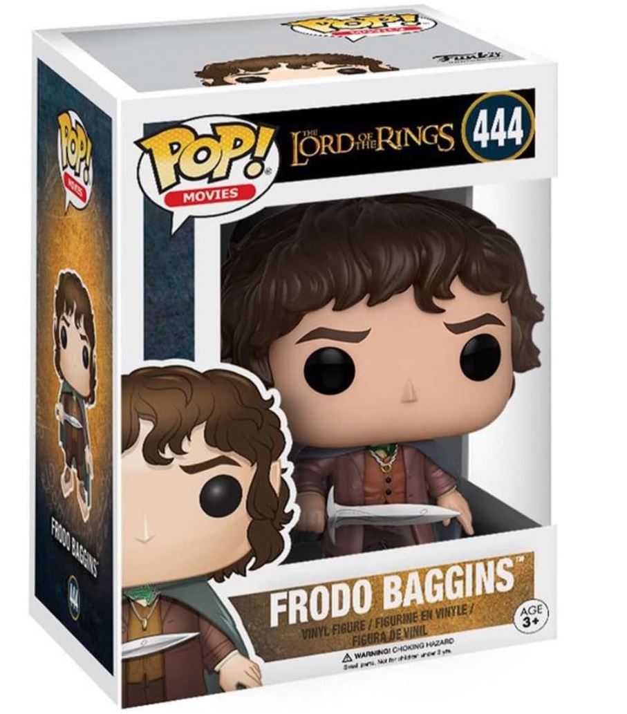 Funko POP! Movies-The Lord Of The Rings-Frodo # 444 Common & Chase Bundle