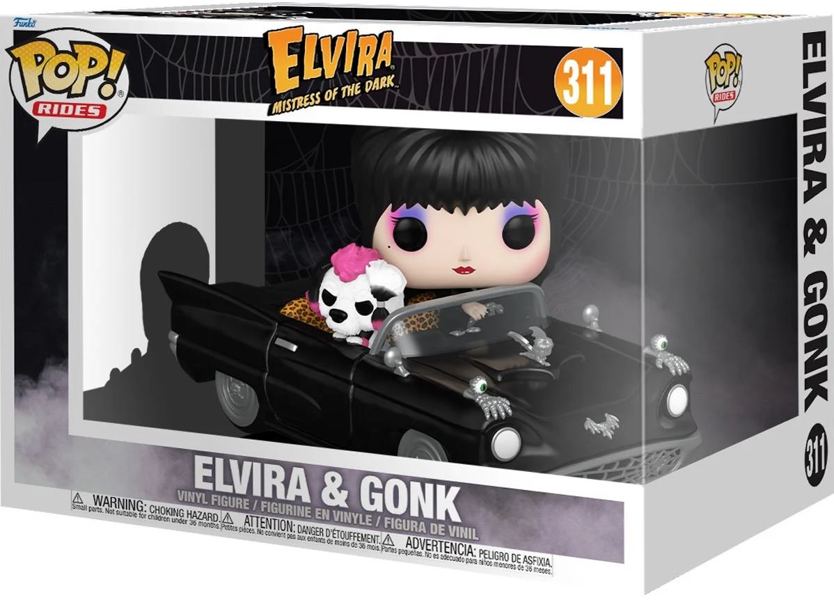 Funko Pop! Rides-Elvira Mistress Of The Dark-Elvira & Gonk # 311