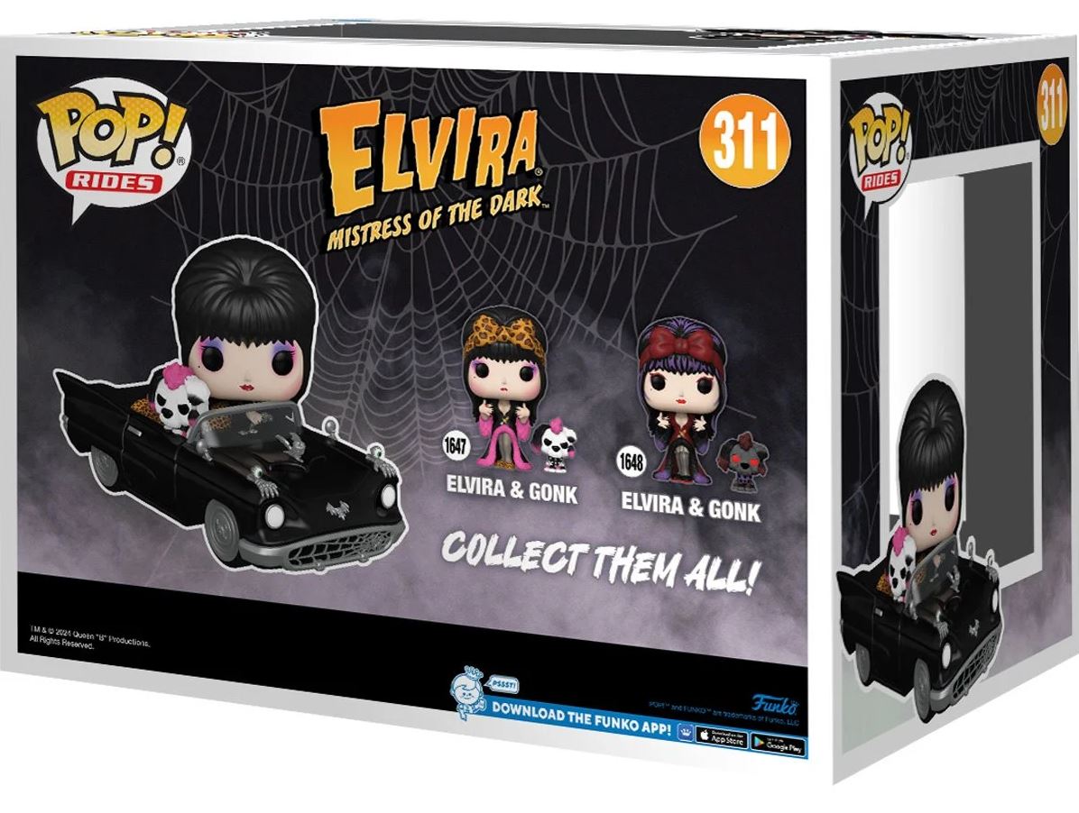Funko Pop! Rides-Elvira Mistress Of The Dark-Elvira & Gonk # 311