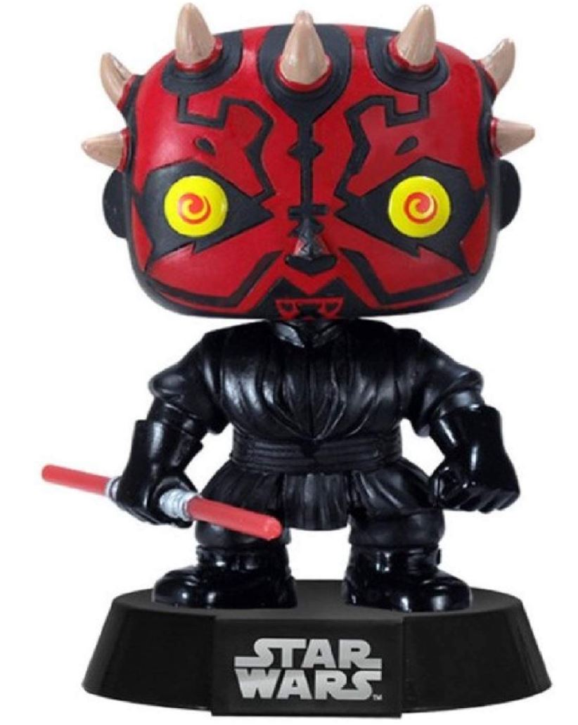 Funko Pop Star Wars Episode I: The Phantom Menace - Darth Maul #09 Vinyl Figure (Bundled with Pop Box Protector Case)