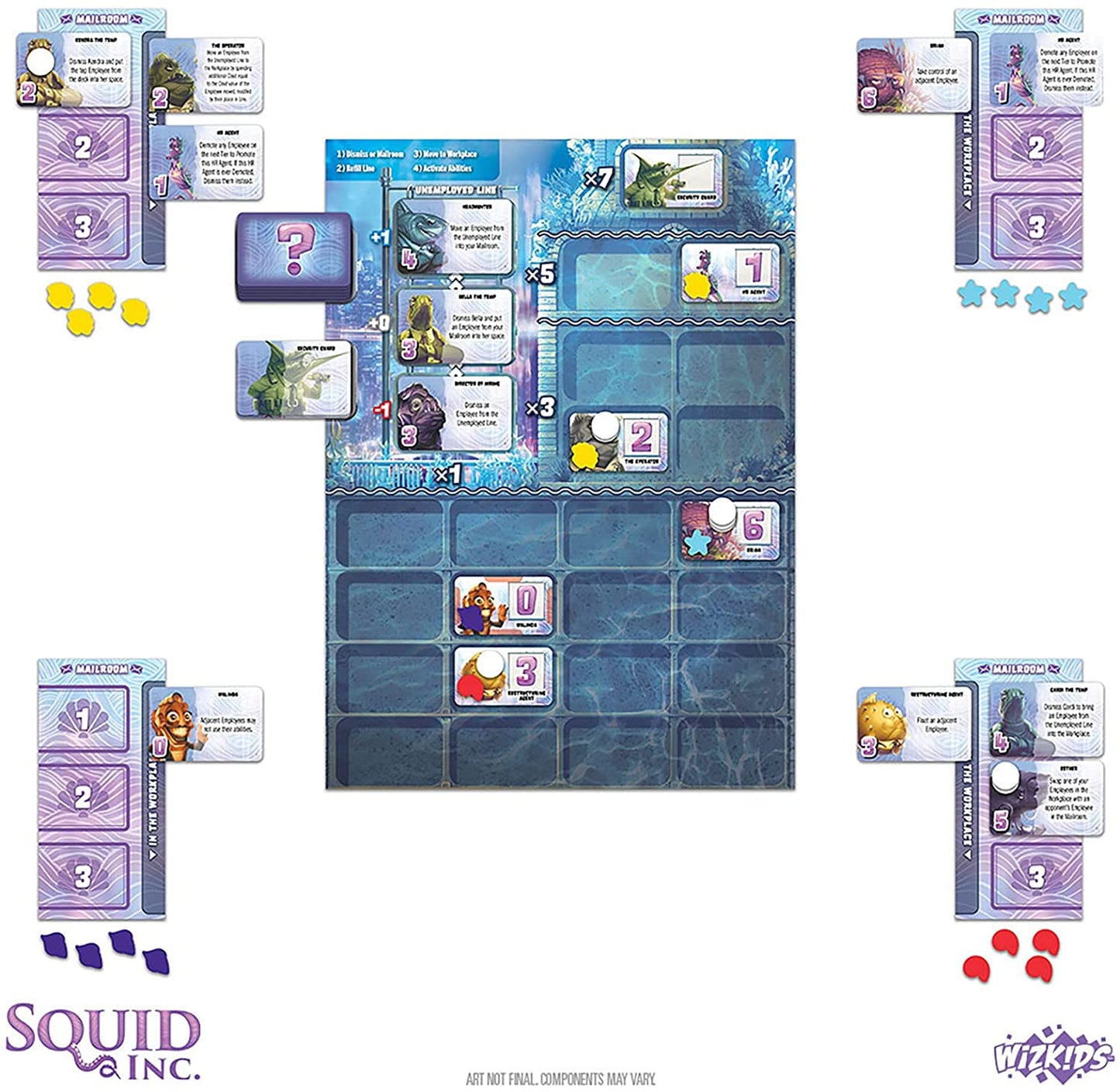 WizKids - Squid Inc., Strategy Board Game