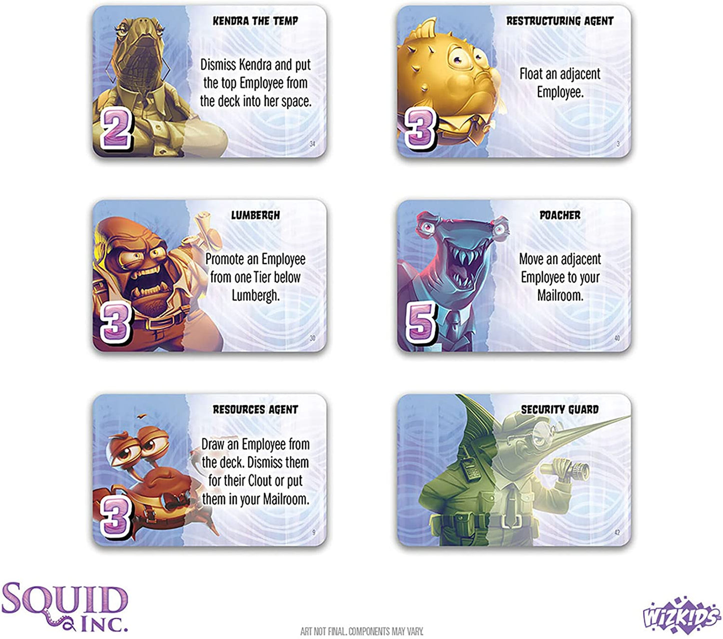 WizKids - Squid Inc., Strategy Board Game
