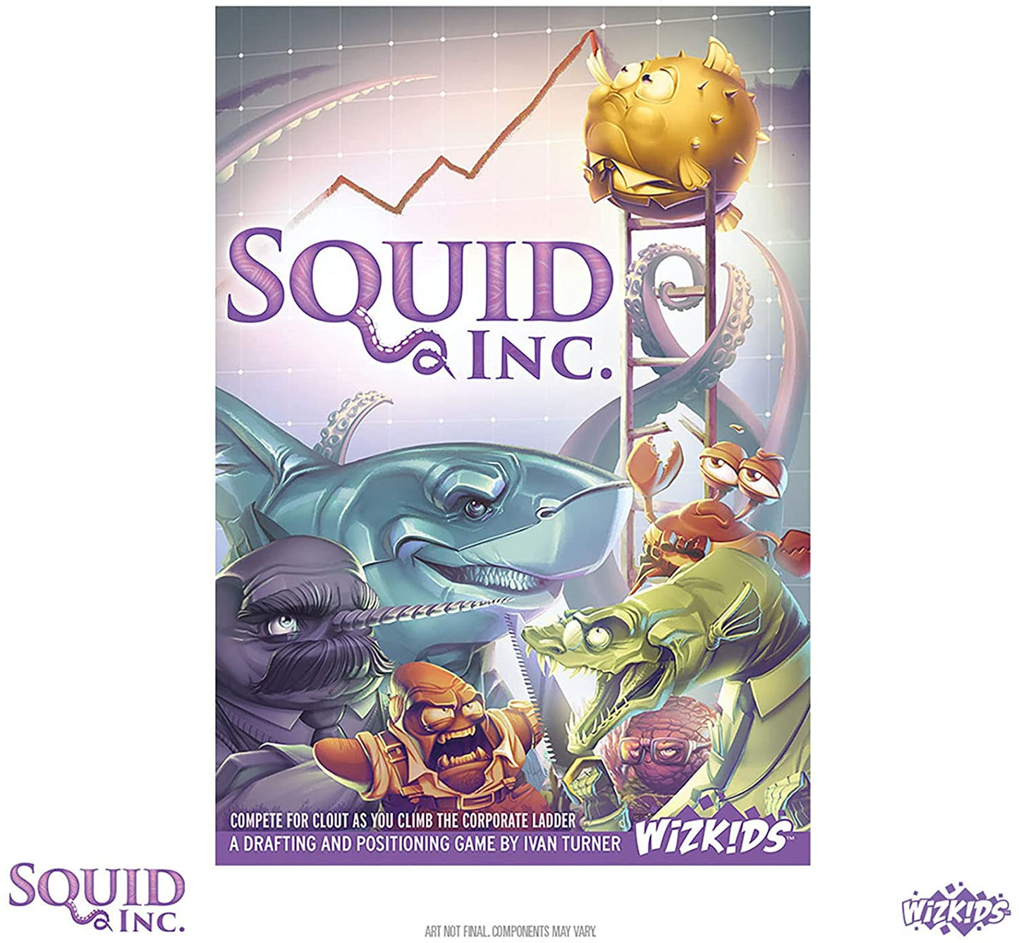 WizKids - Squid Inc., Strategy Board Game