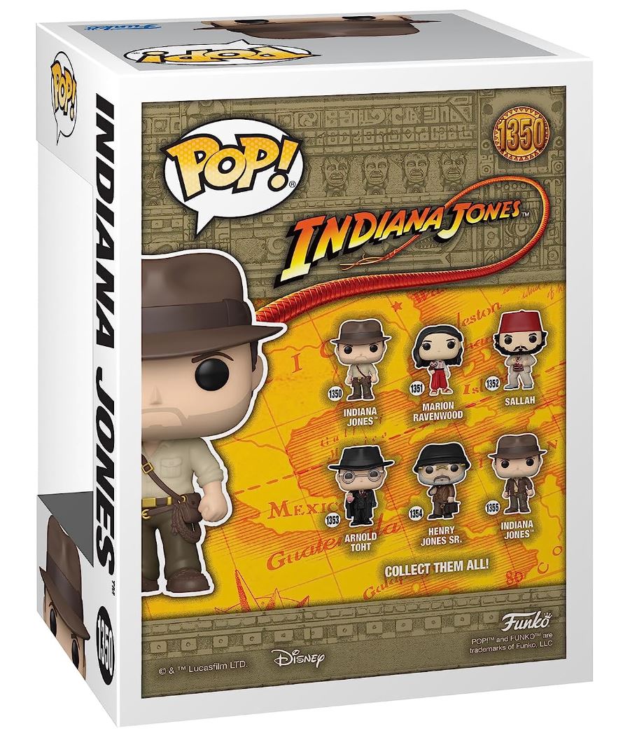Funko POP! Indiana Jones-Raiders Of The Lost Ark-Indiana Jones # 1350
