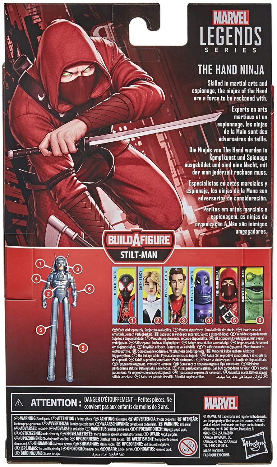 Spider-Man Marvel Legends 6-Inch The Hand Ninja Action Figure