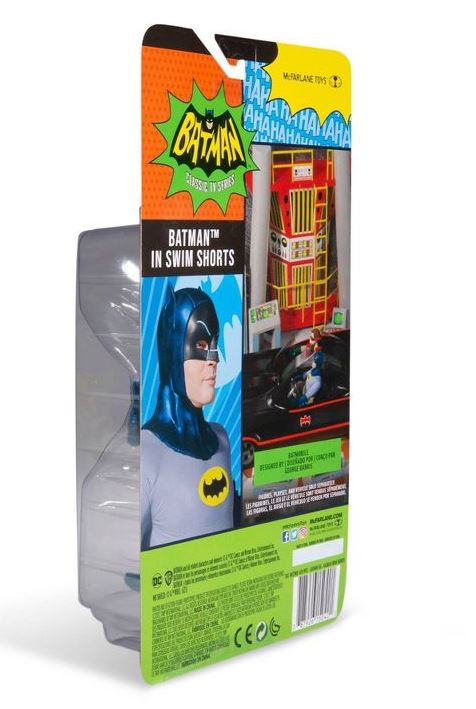 Retro Batman 66 6" Action Figure - Batman Swim Shorts