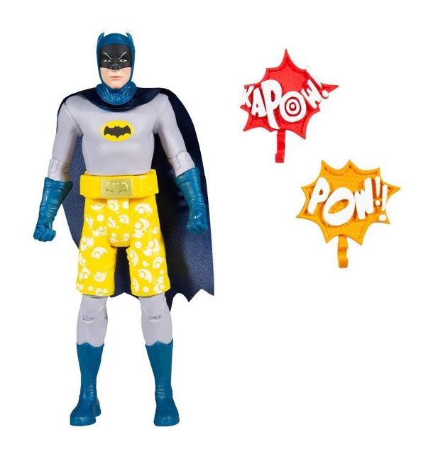 Retro Batman 66 6" Action Figure - Batman Swim Shorts