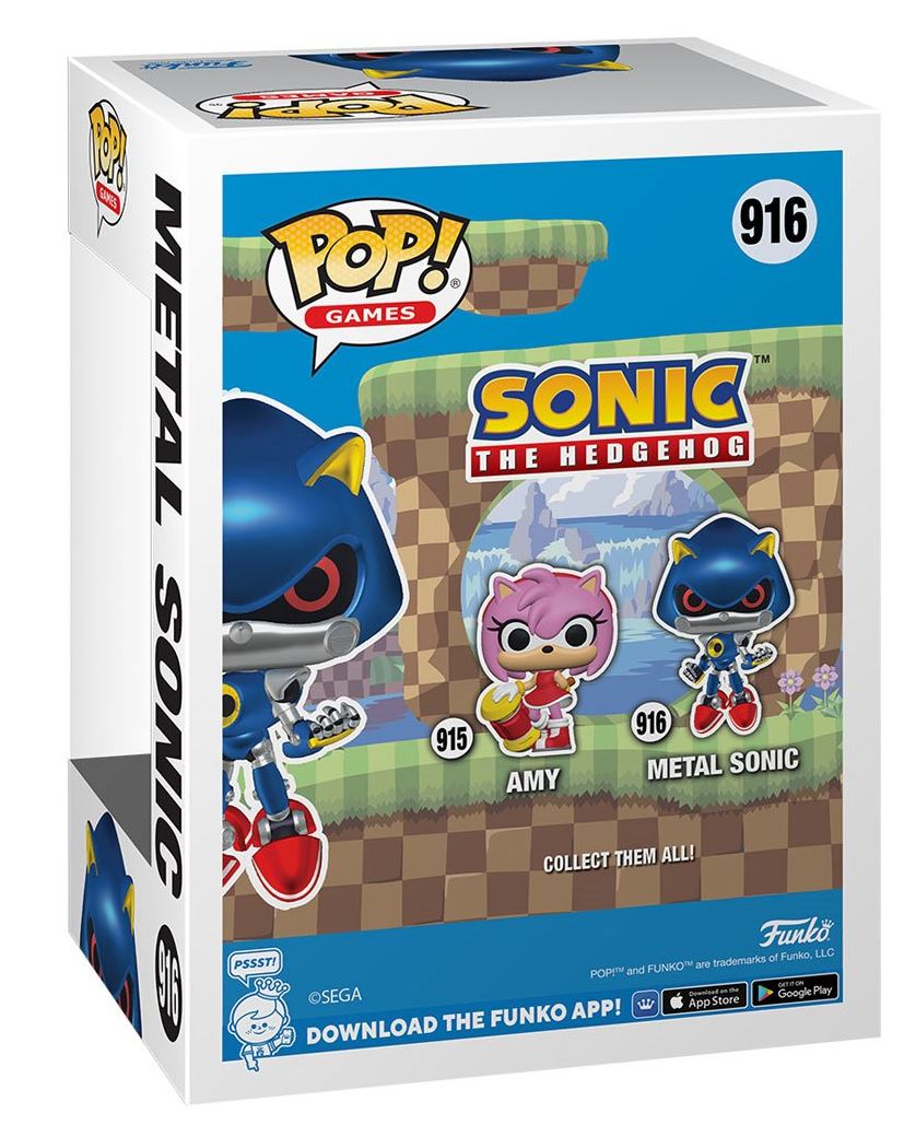 Funko Pop!-Games-Sonic The Hedgehog-Metal Sonic # 916