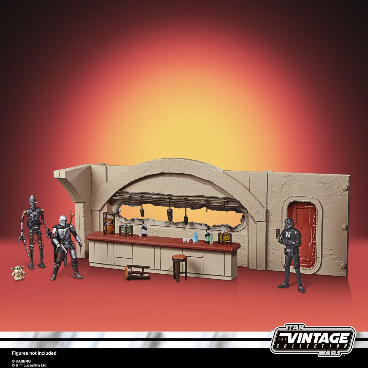 Star Wars-The Vintage Collection-The Mandalorian Nevarro Cantina 3,75-inch Scale Playset