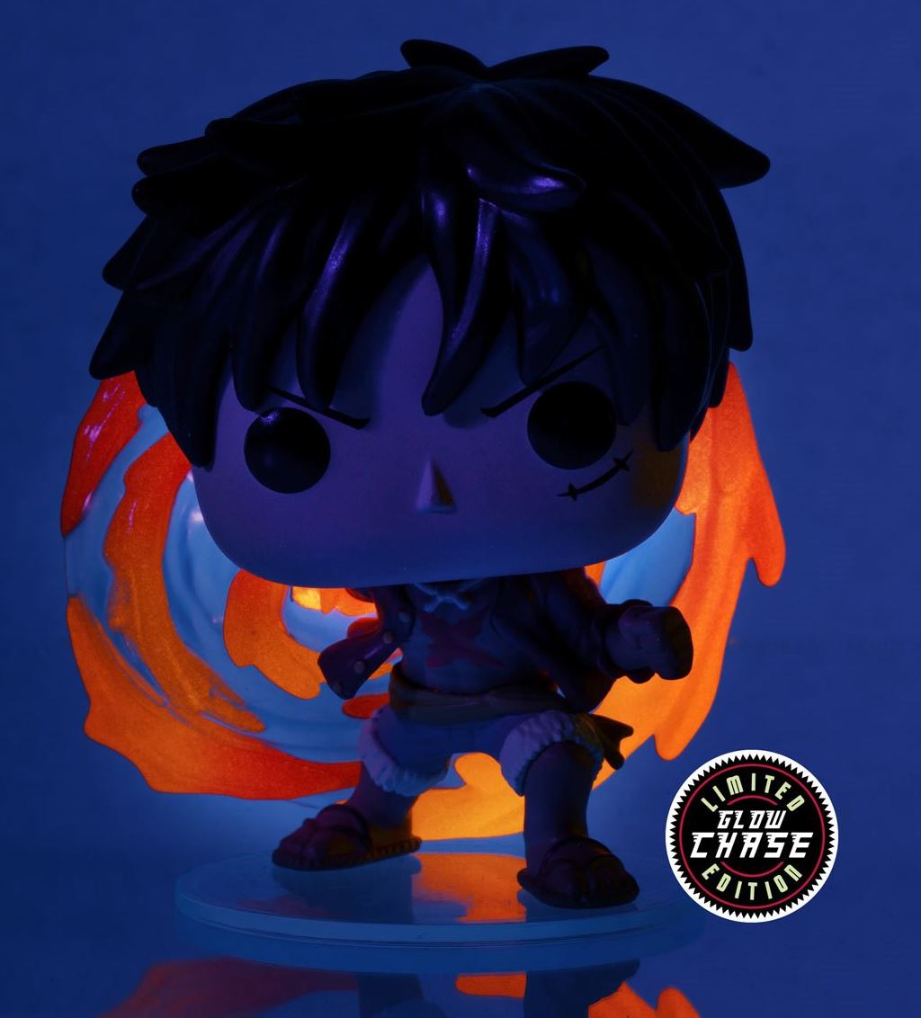 Funko POP!-One Piece-Red Hawk Luffy Bundle #1273 (AAA Anime Exclusive)