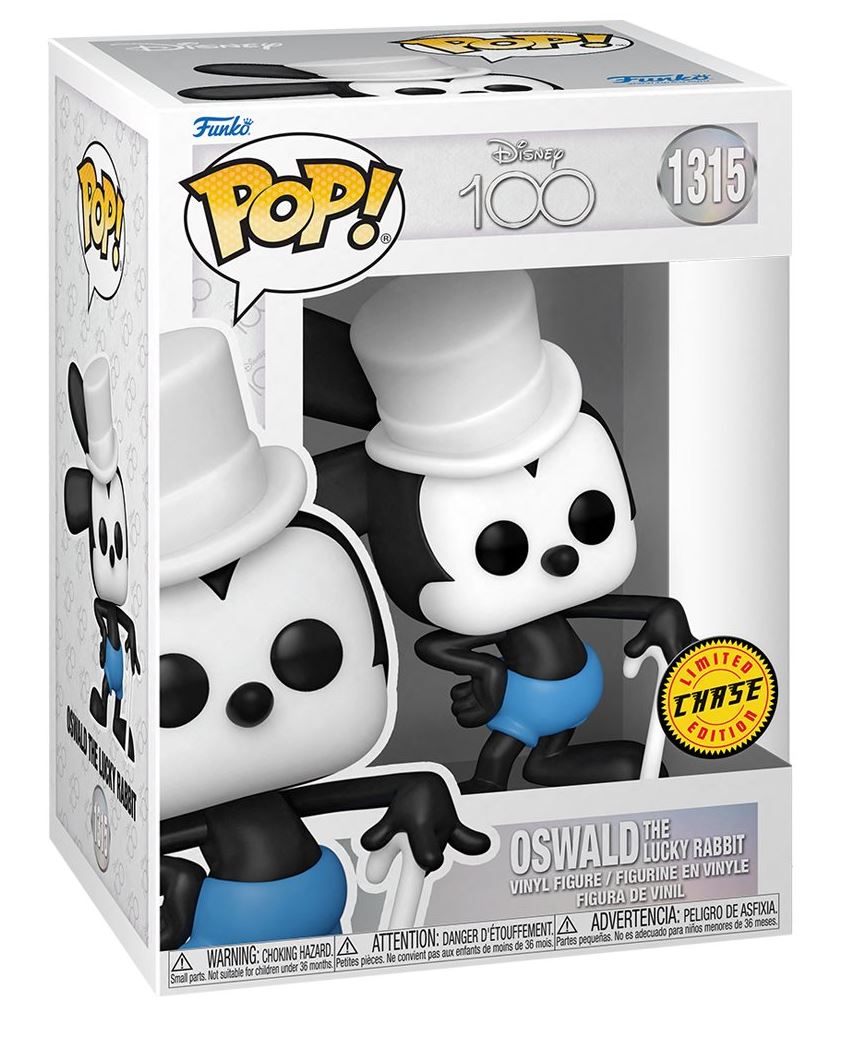 Funko POP! Disney-Disney 100-Oswald # 1315 Common & Chase Bundle