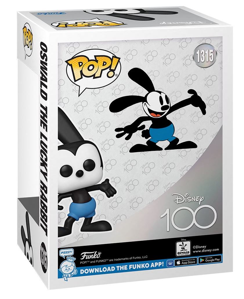 Funko POP! Disney-Disney 100-Oswald # 1315 Common & Chase Bundle