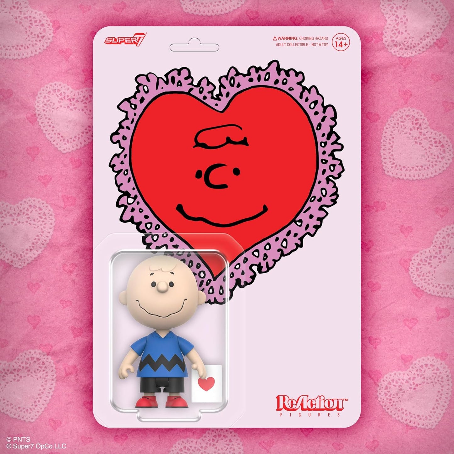 Super7 ReAction Peanuts Charlie Brown Valentine Delivery Reaction Figure