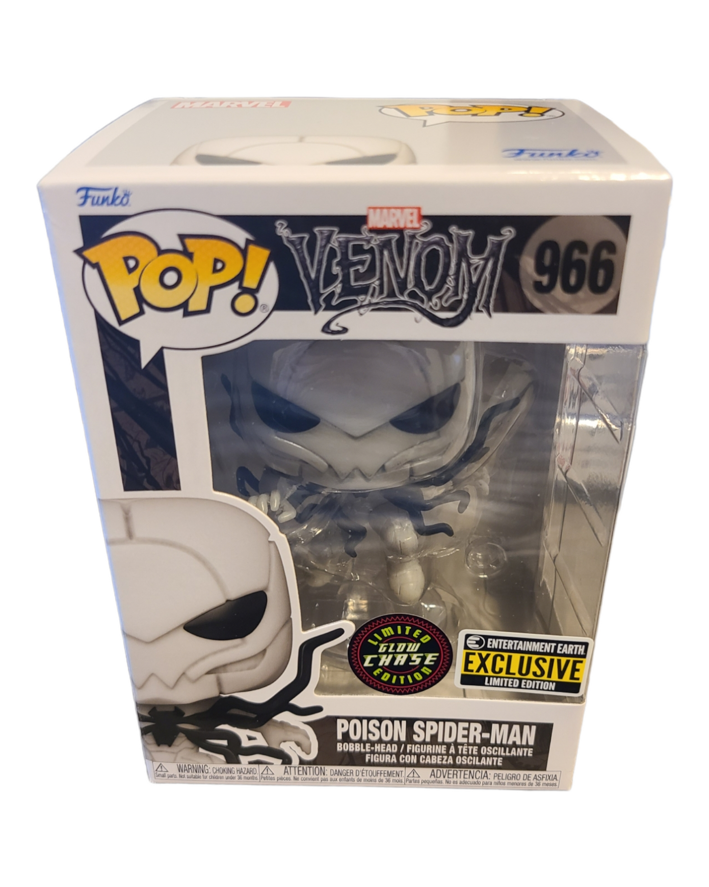 Funko POP!-Poison Spider-Man Chase Bundle #966 (EE Exclusive)