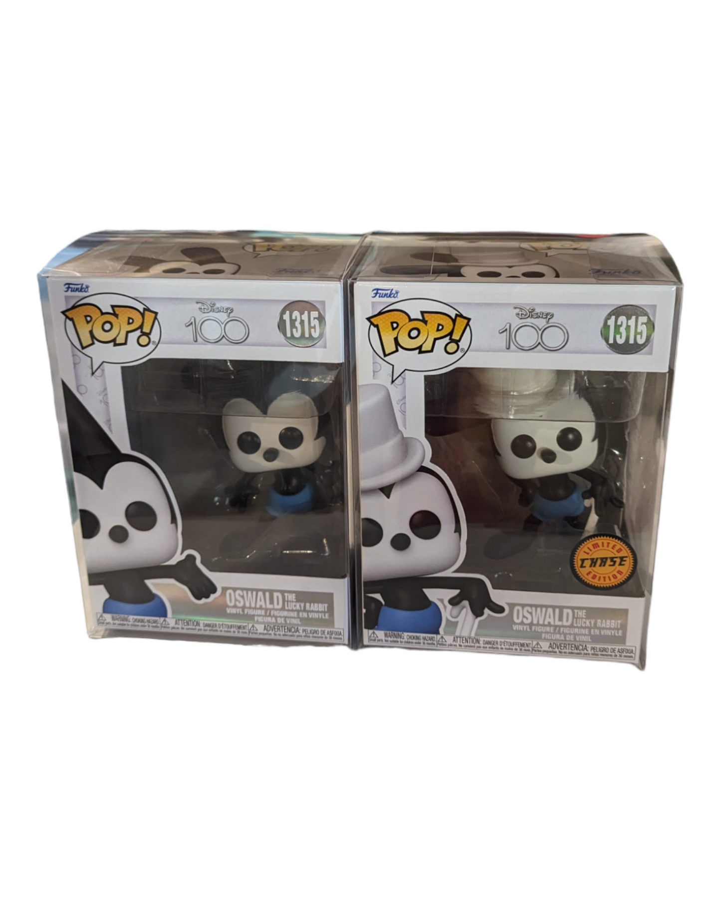 Funko POP! Disney-Disney 100-Oswald # 1315 Common & Chase Bundle