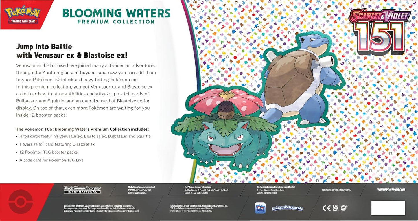 Pokemon Scarlet & Violet 151 Blooming Waters Premium Collection Box