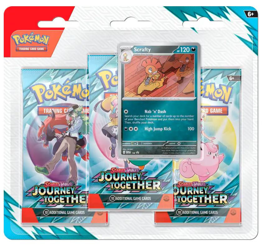 Pokemon Scarlet & Violet Journey Together 3-Pack Blister