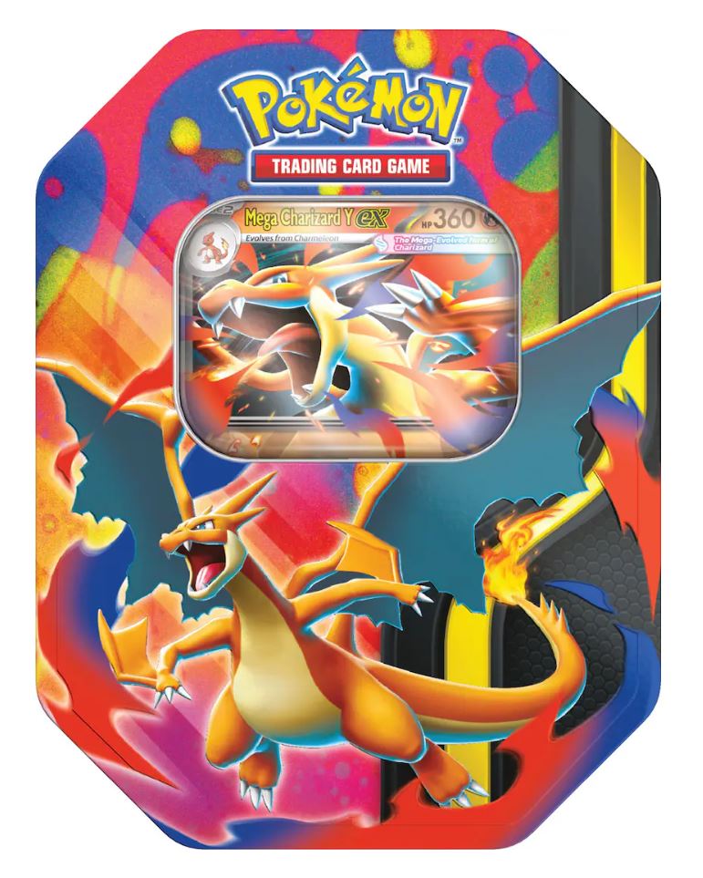Pokemon TCG: Mega Charizard Tin (Styles May Vary) (Pre-Order)