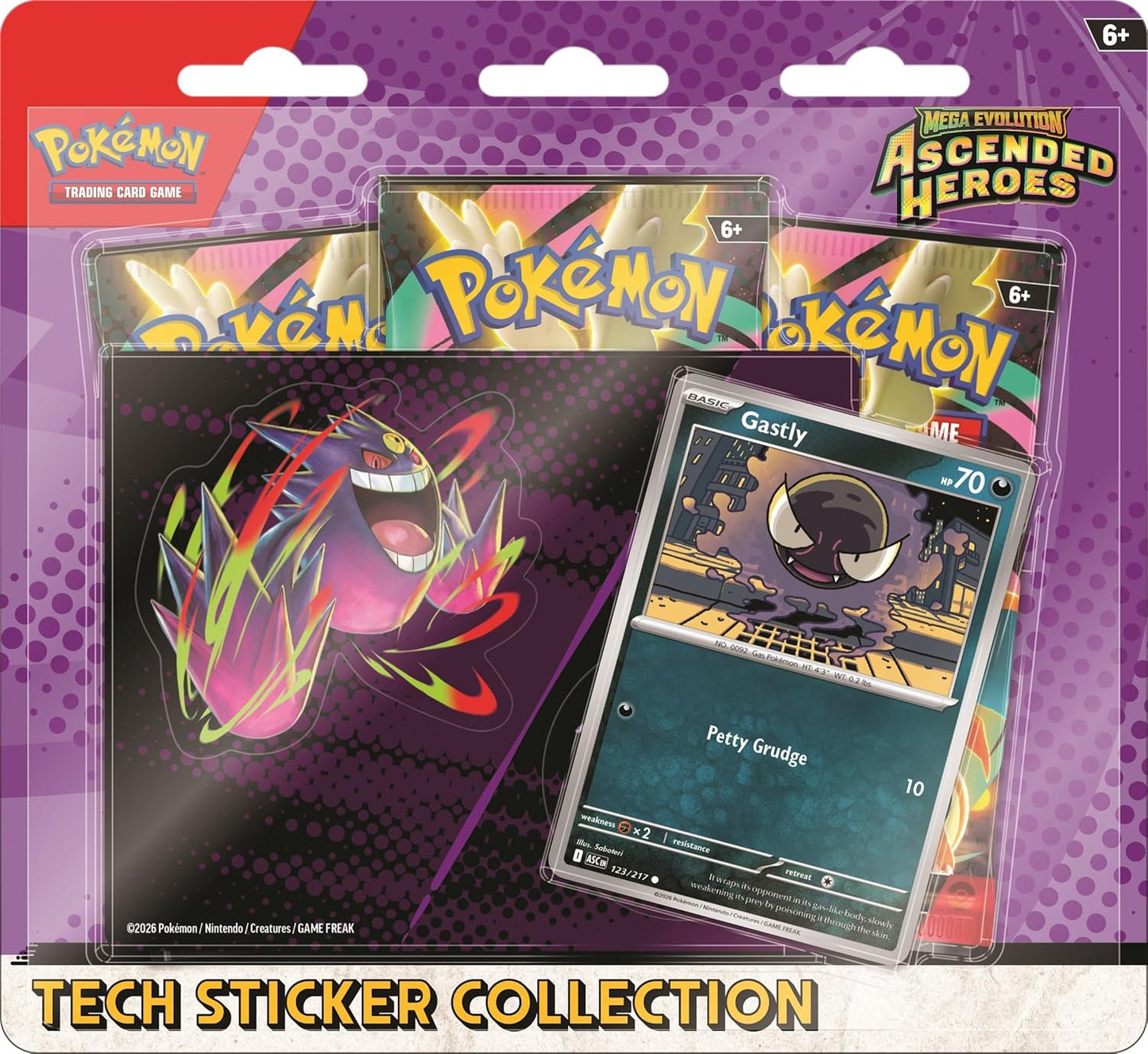 Pokemon TCG: Mega Evolution Ascended Heroes Tech Sticker Collection