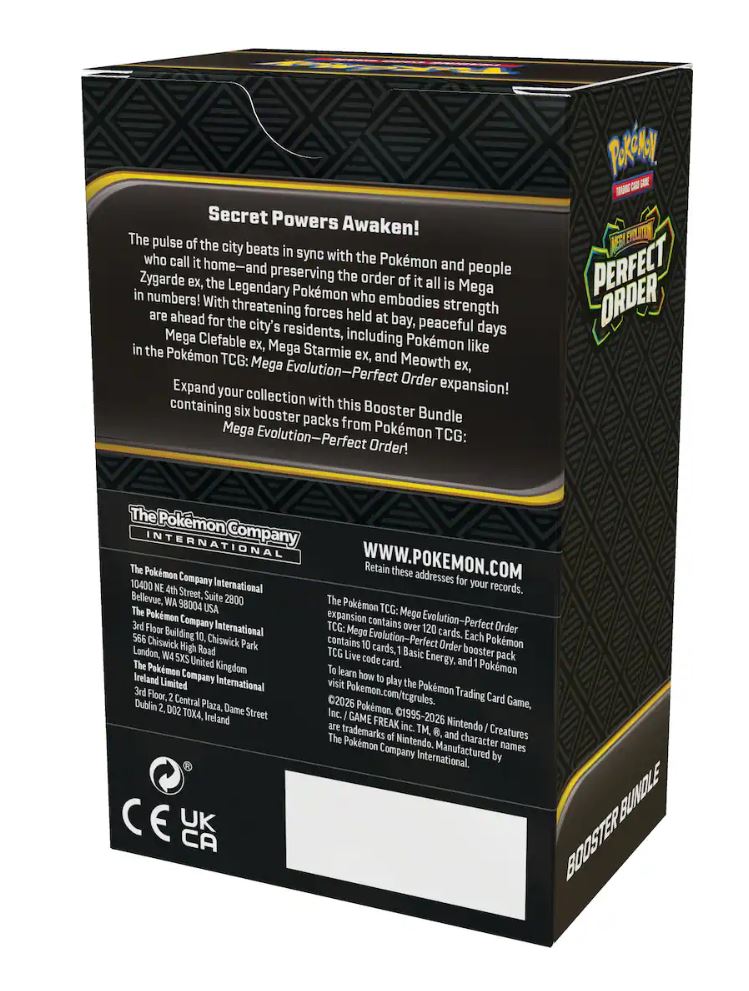 Pokémon TCG: Mega Evolution-Perfect Order Booster Bundle Box (Pre-Order)