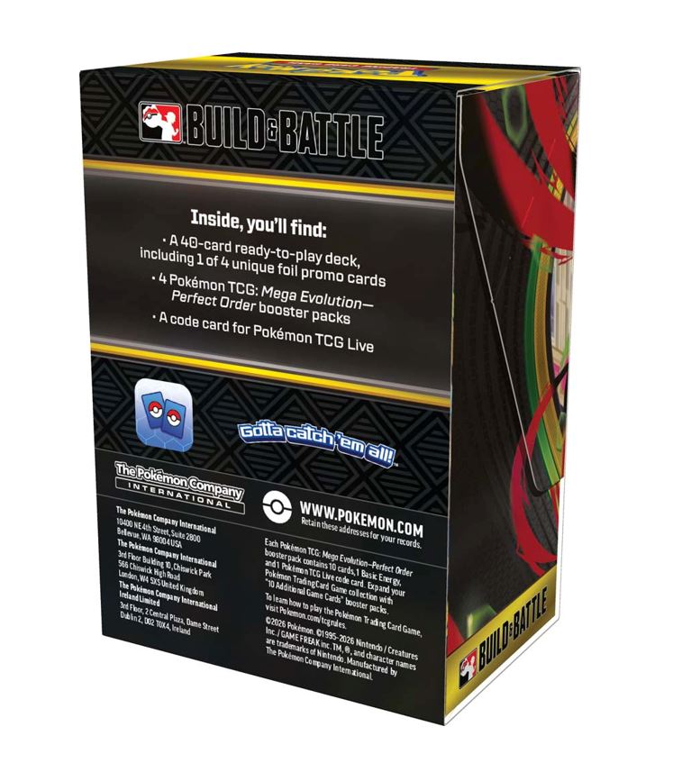 Pokémon TCG: Mega Evolution-Perfect Order Build & Battle Box (Pre-Order)