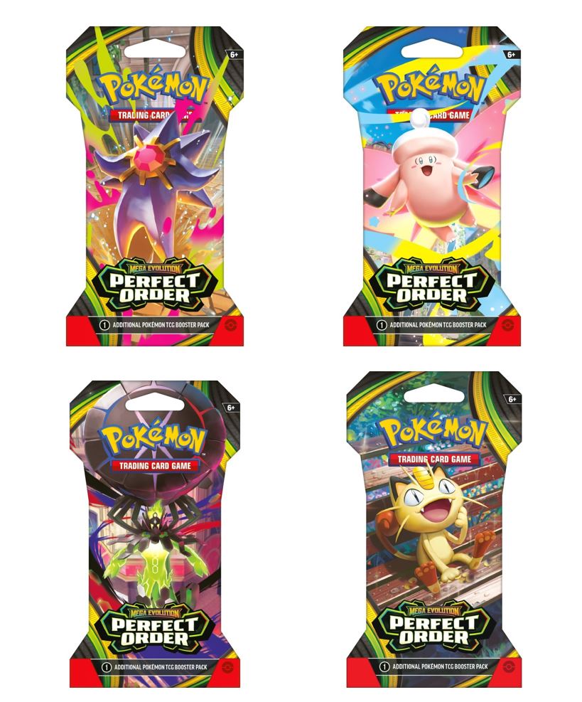 Pokémon TCG: Mega Evolution-Perfect Order Sleeved Booster (144 Pack) Case (Pre-Order)
