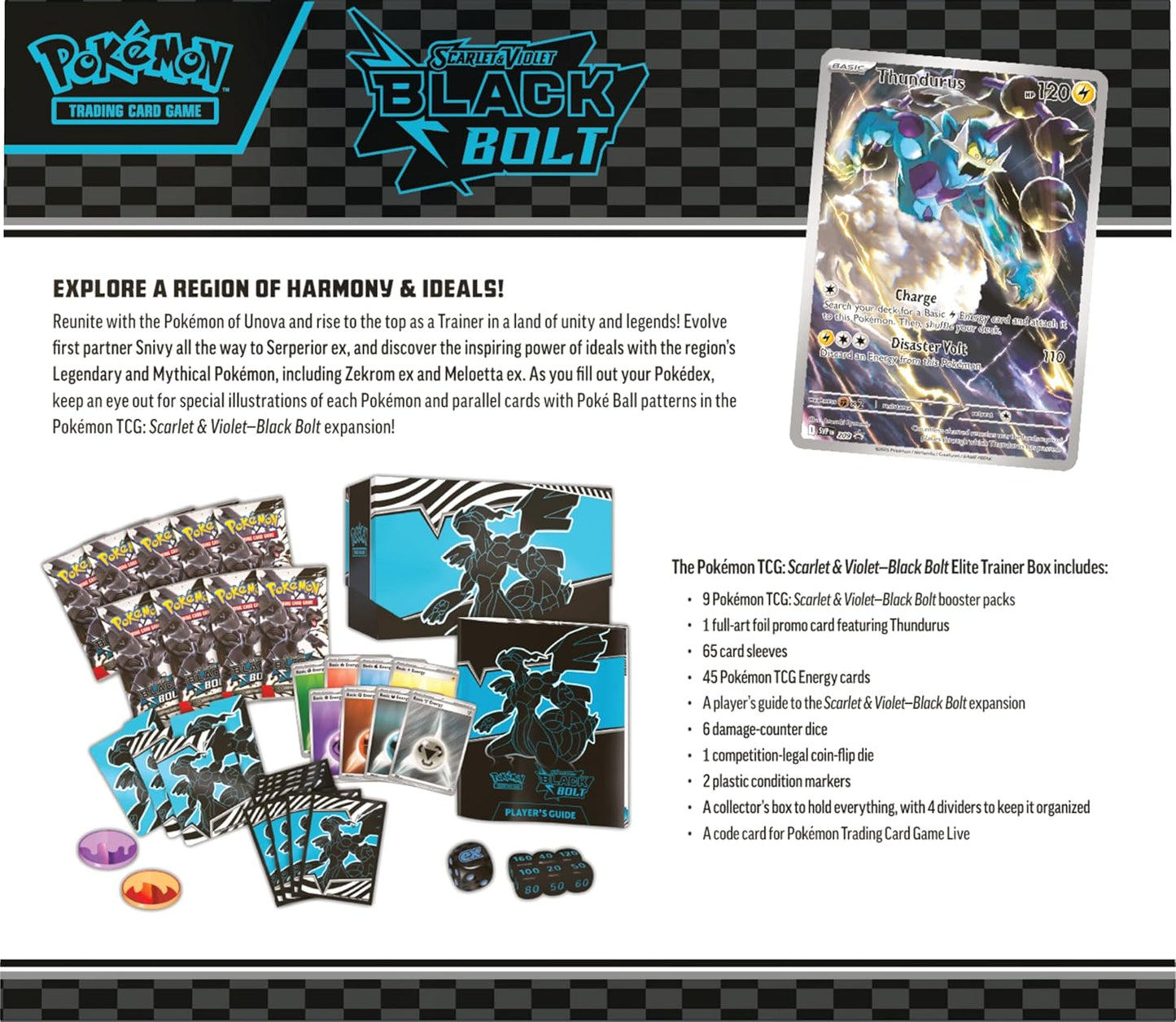Pokemon Scarlet & Violet Black Bolt Elite Trainer Box