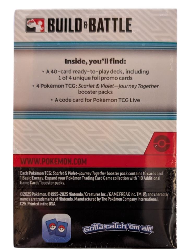 Pokemon Scarlet & Violet Journey Together Build & Battle Box