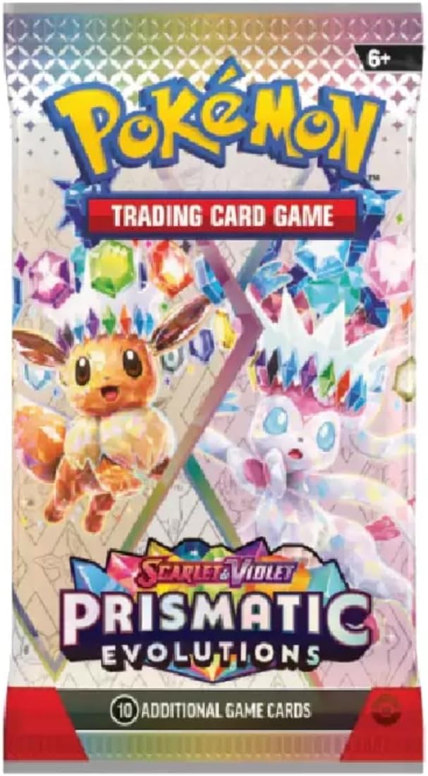 Pokemon Scarlet & Violet Prismatic Evolutions Mini Tin Display Box (Set Of 8 Tins)
