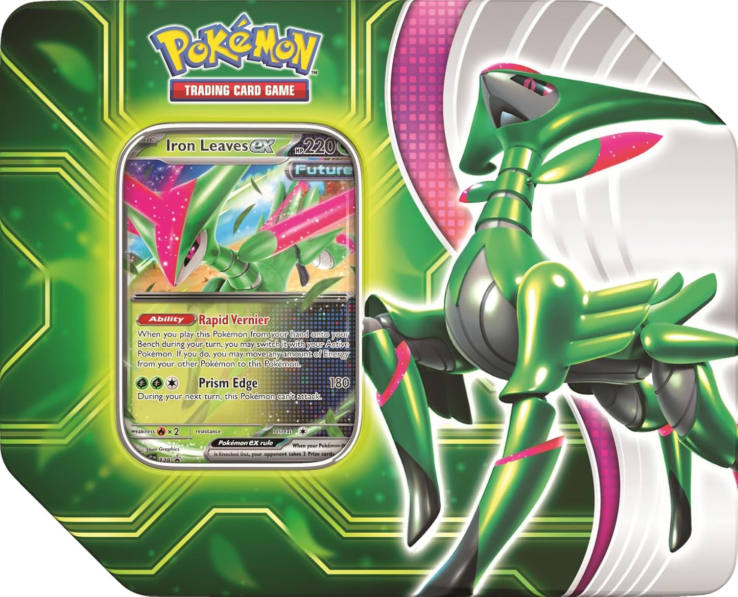 Pokemon TCG: Paradox Clash Tin Iron Leaves