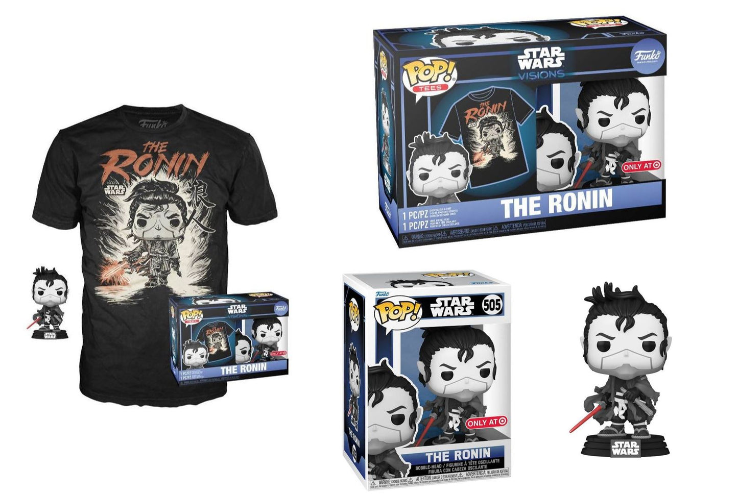 Funko Pop! Star Wars Visions Complete Set of 4