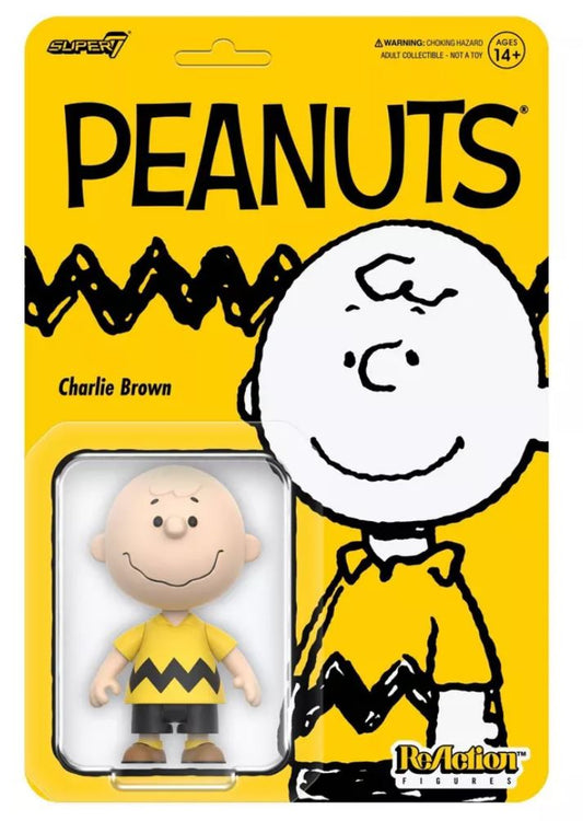 Super7 ReAction Peanuts Wave 7 Charlie Brown Collectible Figure