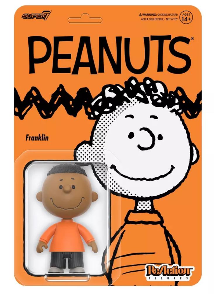 Super7 ReAction Peanuts Wave 7 Franklin Collectible Figure