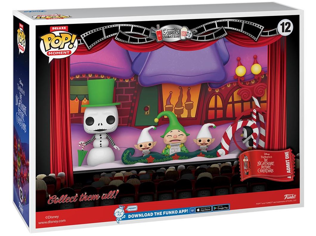 Funko POP! Deluxe Moment-The Nightmare Before Christmas-Snowman Jack/Carolers #12