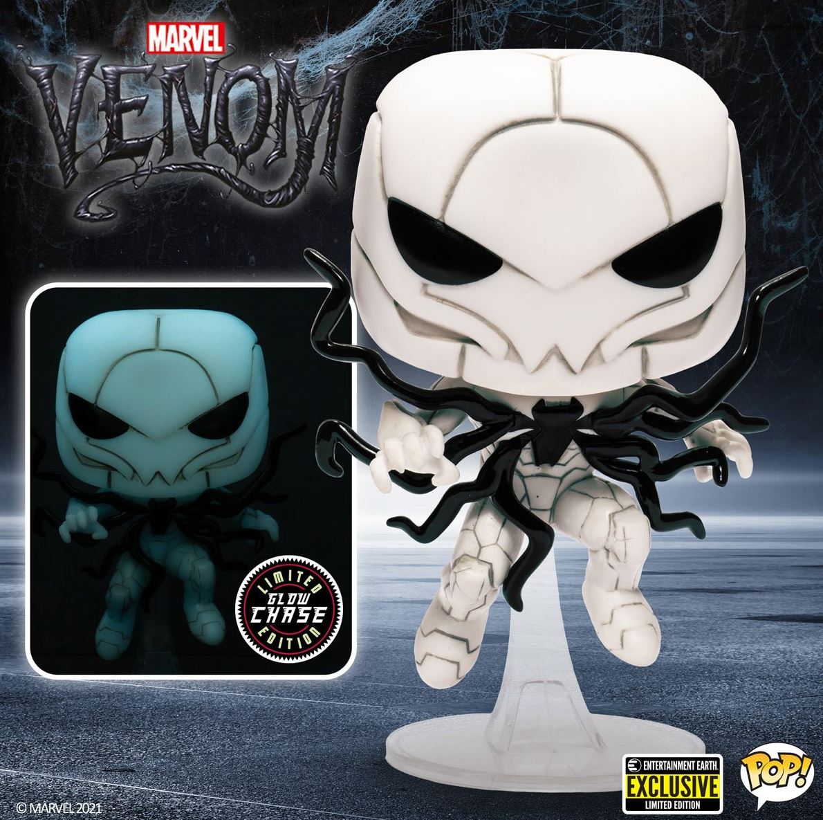 Funko POP!-Poison Spider-Man Chase Bundle #966 (EE Exclusive)
