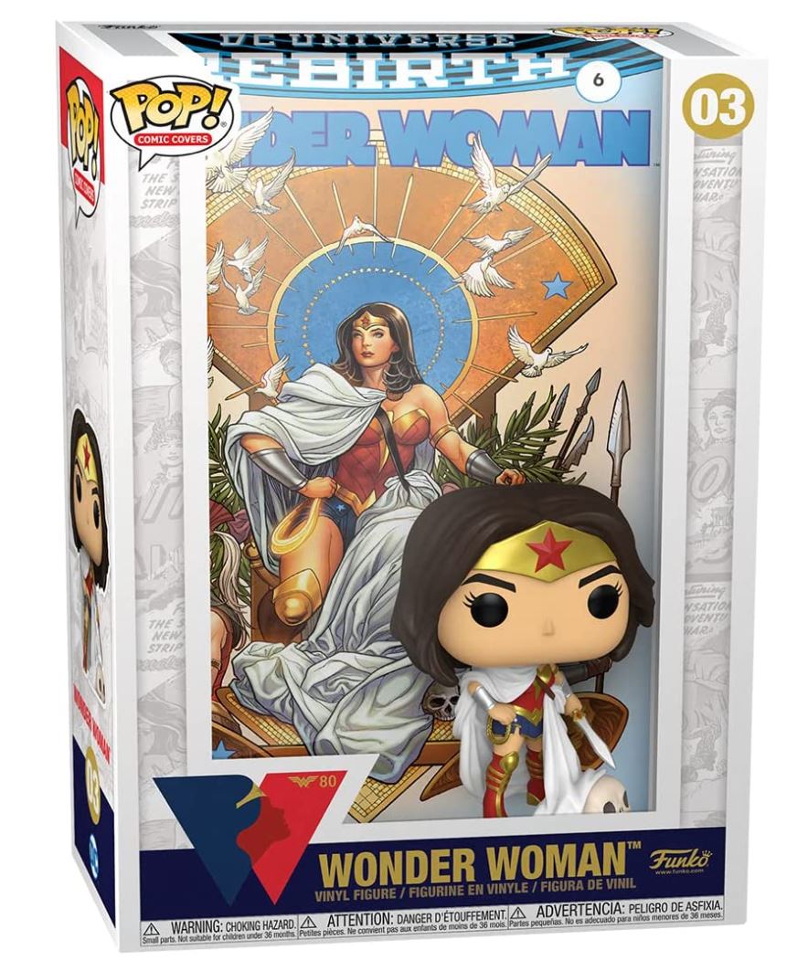 Funko Pop! Vinyl Comic Cover: WW 80th - Wonder Woman (Rebirth) On Throne # 03