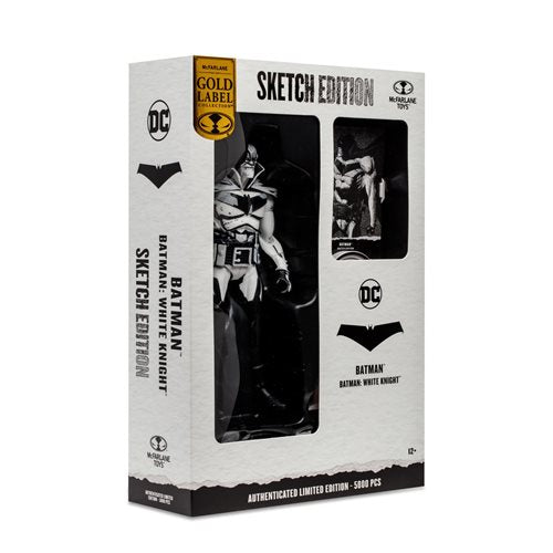 DC Multiverse White Knight Sketch Edition Gold Label 7" Action Figure EE Exclusive