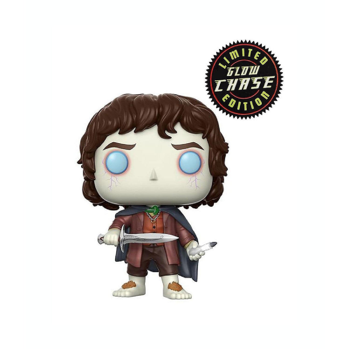Funko POP! Movies-The Lord Of The Rings-Frodo # 444 Common & Chase Bundle